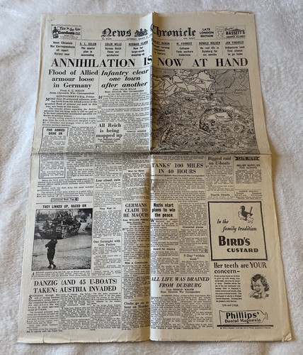 Ww2 newspaper march 1945 - 31,,
