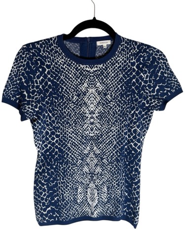 Manoush knit snake - knit, blue