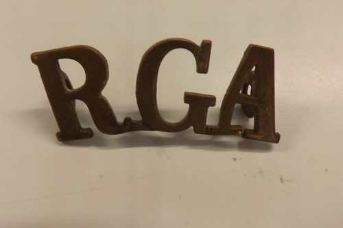 Military badge rga - rga, royal