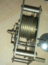 Gents' of Leicester chain fusee Night Watchman clock PARTS main fusee movement