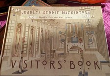 Vintage Charles Rennie Mackintosh Visitors Book Hardback