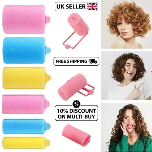 Foam hair rollers - hair,