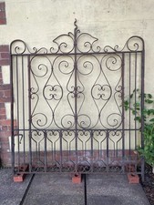 Antique Wrought Iron Gate 152cm/ 5ft wide x 177cm/ 5ft 10ins tall  
