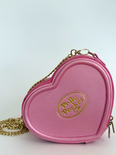 Polly pocket pink heart zip - polly,