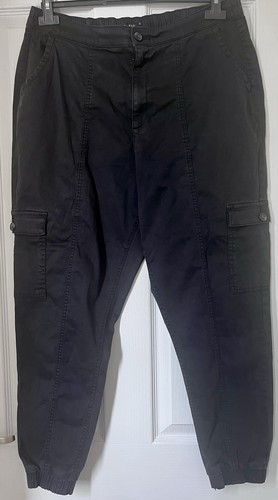 Black cargo jogger - black,