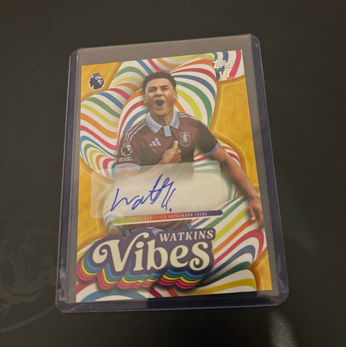 Topps vibes ollie watkins - vibes,