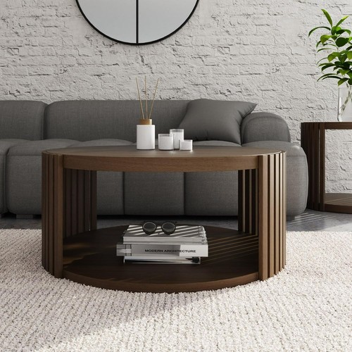 Zadie round walnut - zadie,