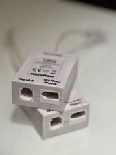 GENUINE Sky Hub Microfilters for Phone Line / Sky Hub  1266192