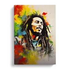 Bob Marley Dadaism Art Canvas