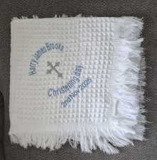 Personalised embroidered