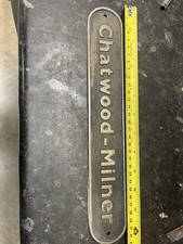 Safe Vault Door Nameplate