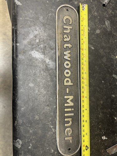 Safe vault door nameplate - door,