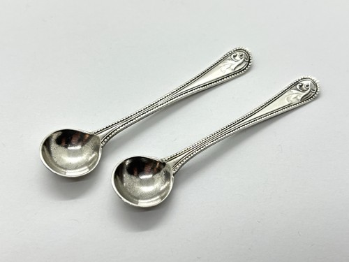 Pair antique solid sterling - of,