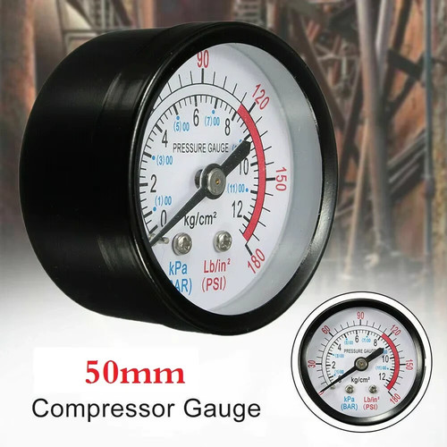 Air compressor pressure gauge - air,