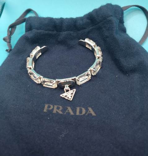 Prada trianglo silver - prada,