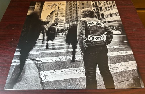Bon jovi forever signed - jovi, vinyl