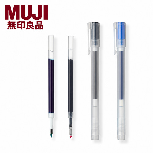 Muji 5mm black blue gel - 0.5mm,