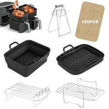 Liners Dual Air Fryer Silicone