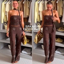 ZARA WOMAN NWT SS25 CHOCOLATE