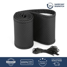 Soft leather diy car steering - leather,