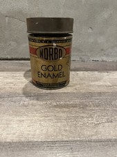 Vintage Norbo Gold Enamel Can