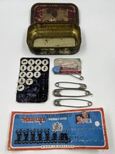 Old Vintage Metal Lambert & Butler Tobacco Tin Box With Pins