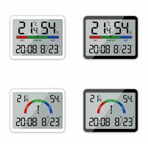 Minimalist digital clock - clock, wall