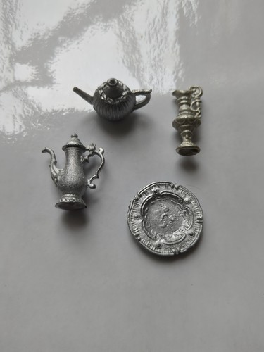 Selection pewter dolls - pewter,