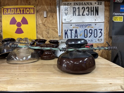 Vintage high voltage porcelain - high,
