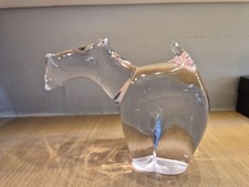 Exquisite Clear Glass Scottie
