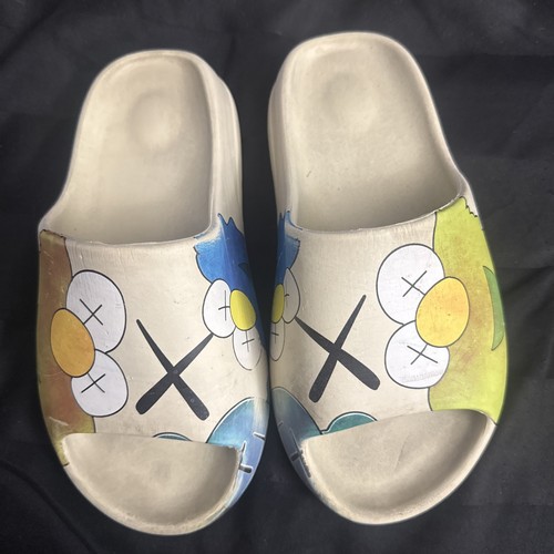 Elmo beige cartoon slippers - beige,