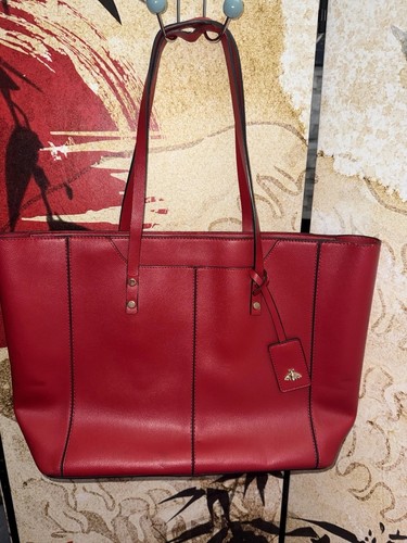 Womens red faux leather - womens, tote