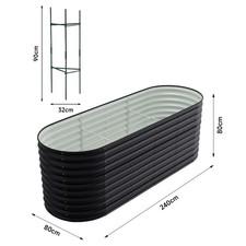 Galvanised Steel Raised Garden
