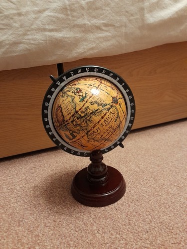Vintage small desktop globe - vintage,
