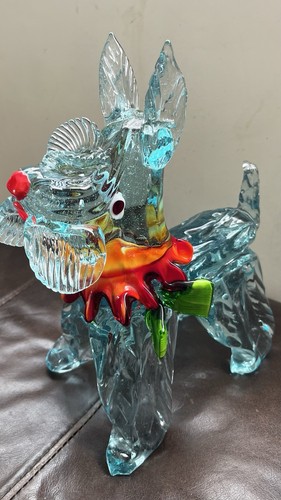 Large murano glass scotty - large,