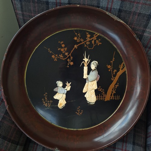 Antique japanese shibayama - antique,