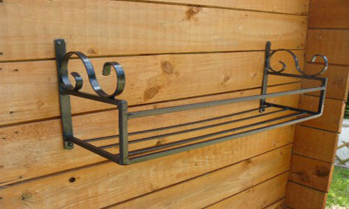 Wrought iron 24in window - iron, box