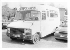 Vintage Photograph 1982 Bedford Ambulance 2279cc  (RM1)
