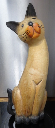 Wooden ornamental tall carved - wooden,