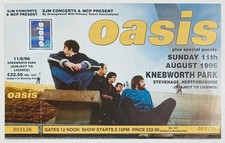Oasis Original Unused Concert