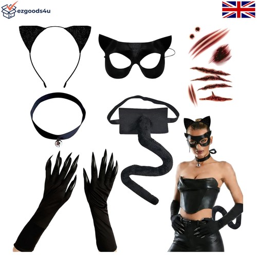 Black cat woman costume - cat,