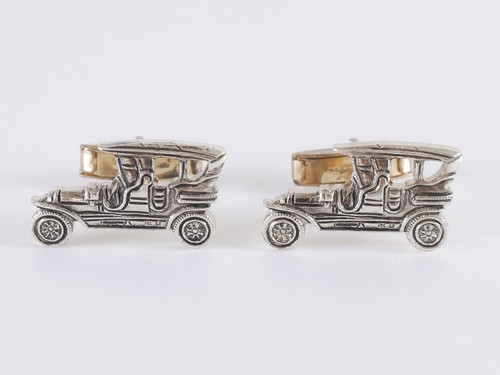 Vintage classic car cufflinks - classic,