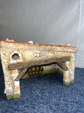 Marcel Carbonel Stable Manger Nativity France Original Catalog Building Only.