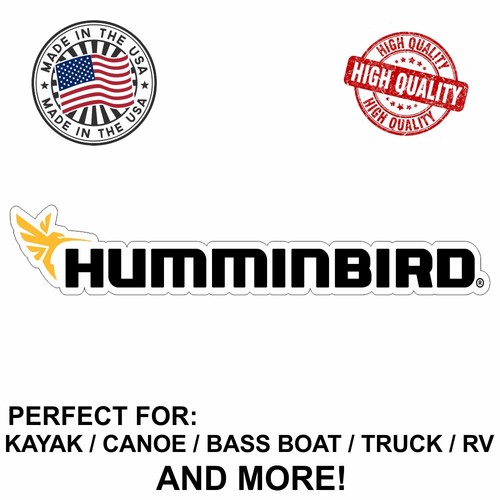 New humminbird logo decal - humminbird,