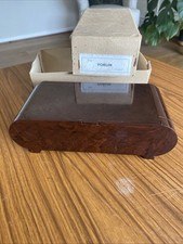 Bakelite The Forum Cabinet-Art Deco brown  cigarette trinket box-21 X 10  X 6cm