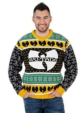 Adult Unisex Wu-Tang Clan Logo Ugly Christmas Sweater (Big & Tall Available)
