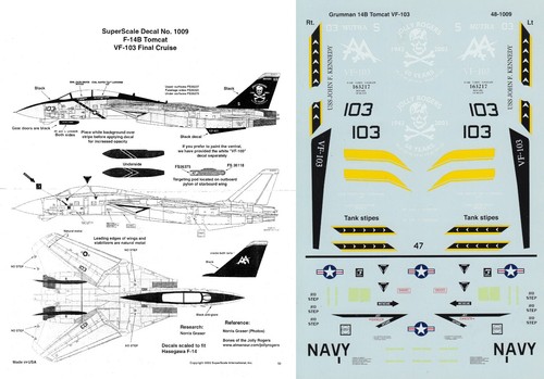 Superscale decals f 14b - superscale, f-14b