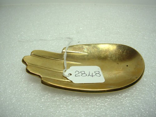 Brass trinket dish - brass, form