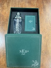 The Ned Club Founding Member’s Welcome Book And Glass Cocktail Shaker