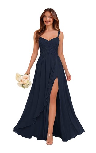 Long chiffon wedding guest - chiffon,